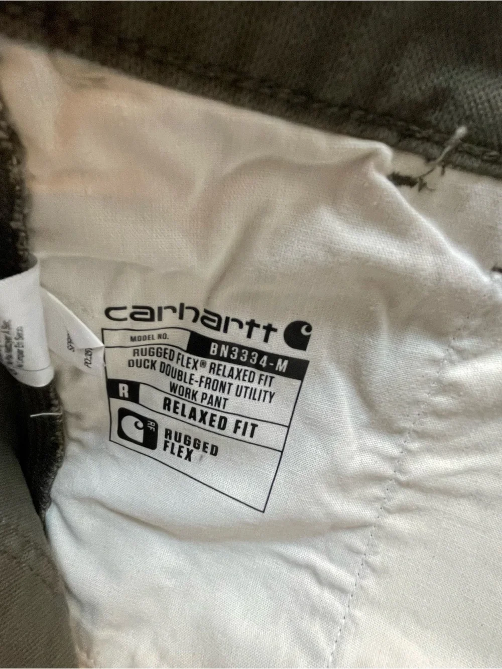 Carhart Rugged Flex Relax Fit Duck Double Front Utility Work Pant